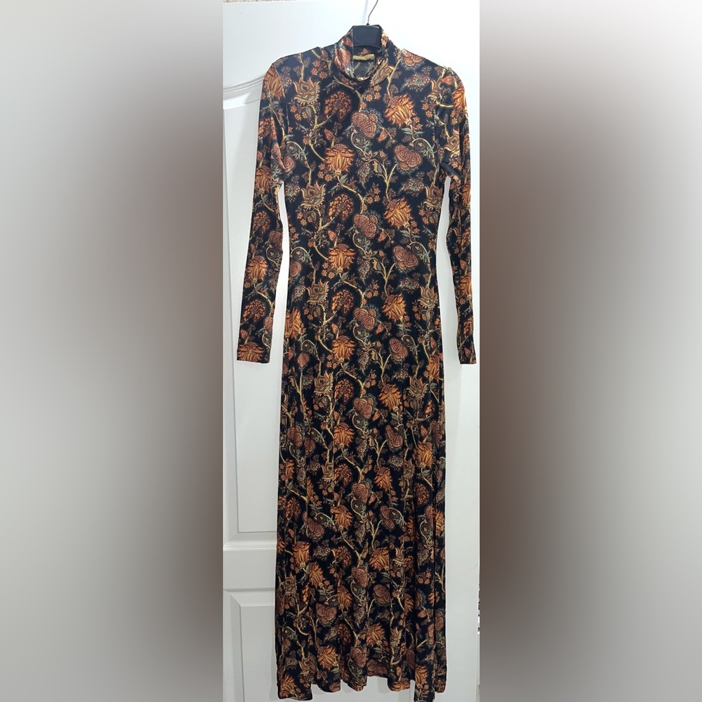 ULLA JOHNSON
Amari Printed Turtleneck Maxi Dress- brand new, never worn
